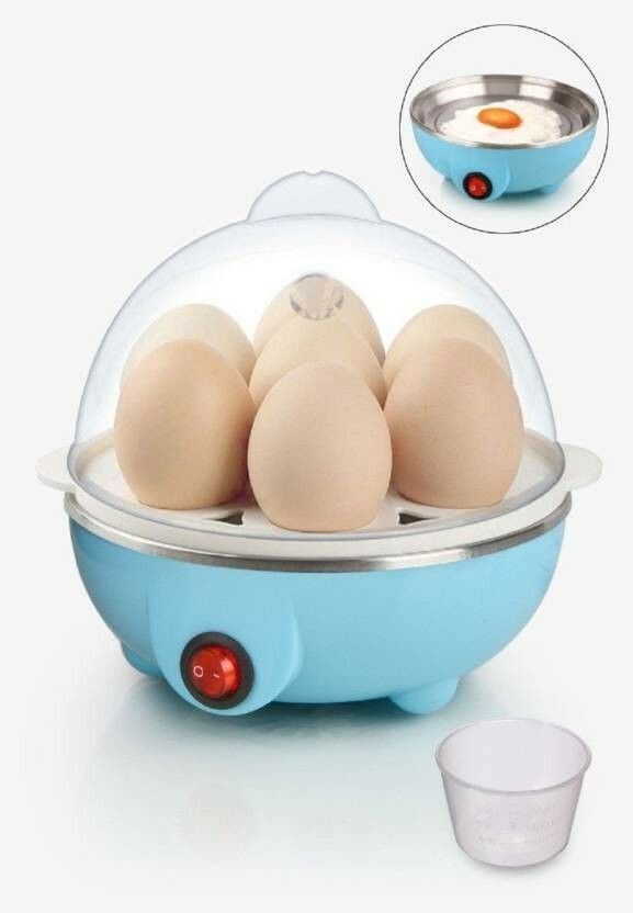 Egg Boiler 7 Egg Single layer 459 Egg Cooker, Egg Boiler, Egg Poacher Electric, Egg Steamer (Multicolor) 459 Egg Cooker-image-25