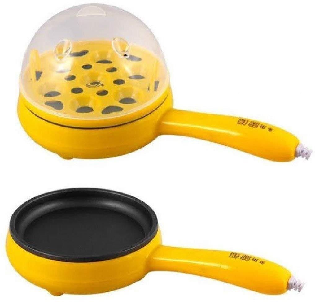 elvaracreation single Layer Egg Boiler 7 Egg Electric Cooker 37 Round Electric Pan-picture-34