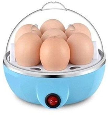 Egg Boiler With Automatic Off & Single Layer Electric Omlet Maker For Boiling, Cooking and Frying Egg Poucher Machine,7 Egg Cooker, Egg Steamer Bowl With Tray Egg Cooker-image-5
