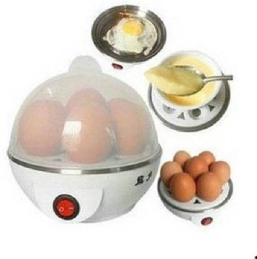 Egg Boiler 7 Egg Single layer 563 Egg Cooker, Egg Boiler, Egg Poacher Electric, Egg Steamer (Multicolor) 563 Egg Cooker-image-36