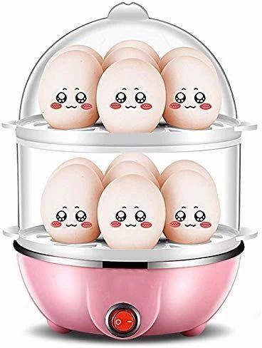 implexmart Double Layer Egg Boiler Electric Automatic 14 Egg Poacher for Steaming, Cooking Egg Cooker-picture-15