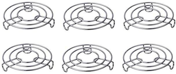 Round Grill Tray Steamer Rack Pizza/Cake Steel Stand Cookware Tool Steel Round Grill Tray Steamer Rack Pizza/Cake Steel Stand Cookware Tool Steel Trivet-image-13