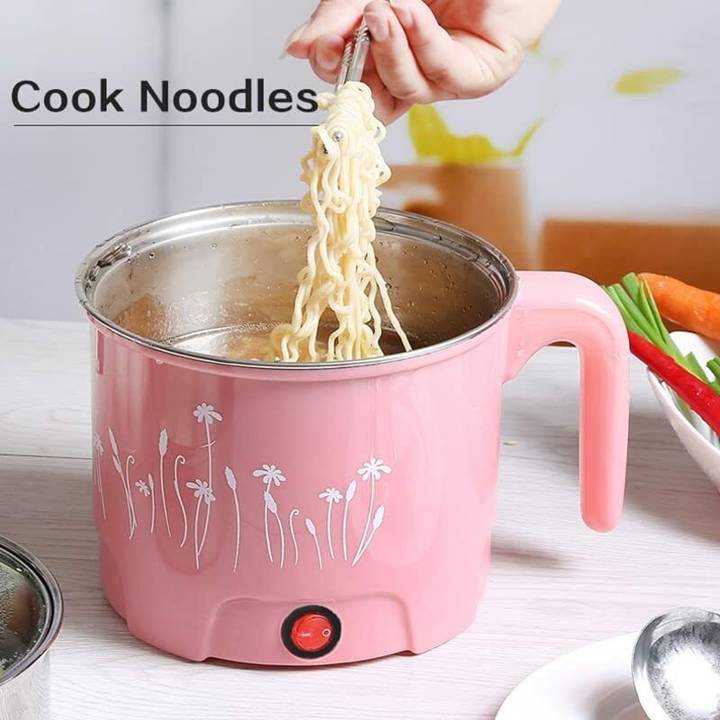 nimyank Electric Skillet Noodles Rice Cooker Thermal Insulation Cooking Pot 073 Rice Cooker, Egg Boiler, Travel Cooker, Egg Cooker-picture-21
