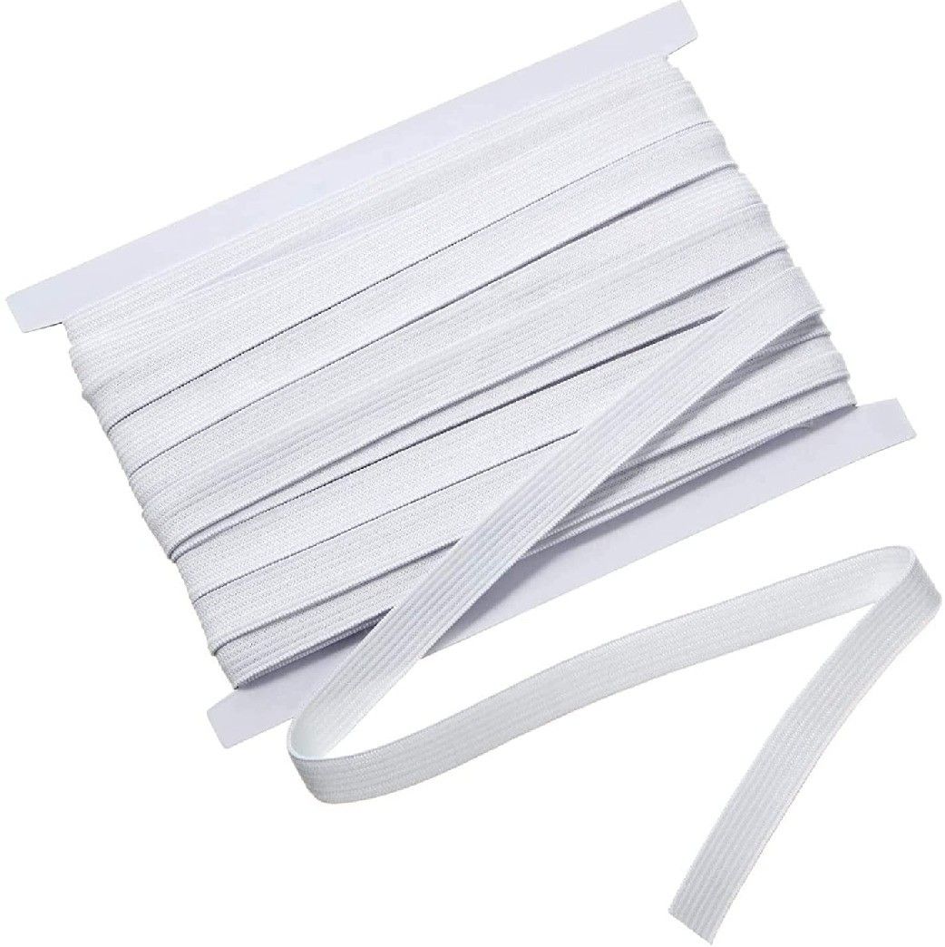 Clear White Elastic