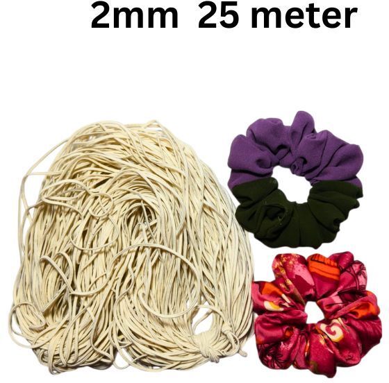 aarshe fashion Elastic Thread and Cord White Elastic-picture-27