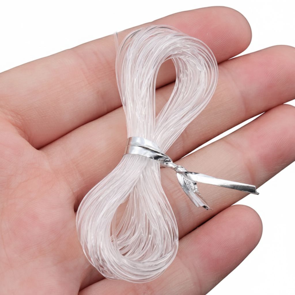 craft affair Elastic Thread and Cord White Elastic-picture-19