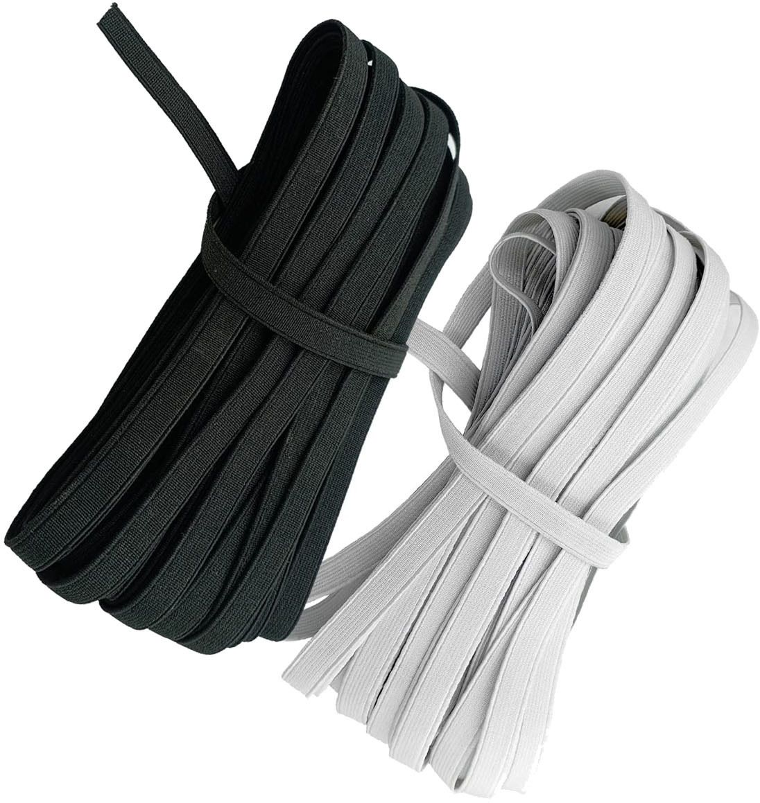 aakriti Woven White, Black Elastic-picture-17