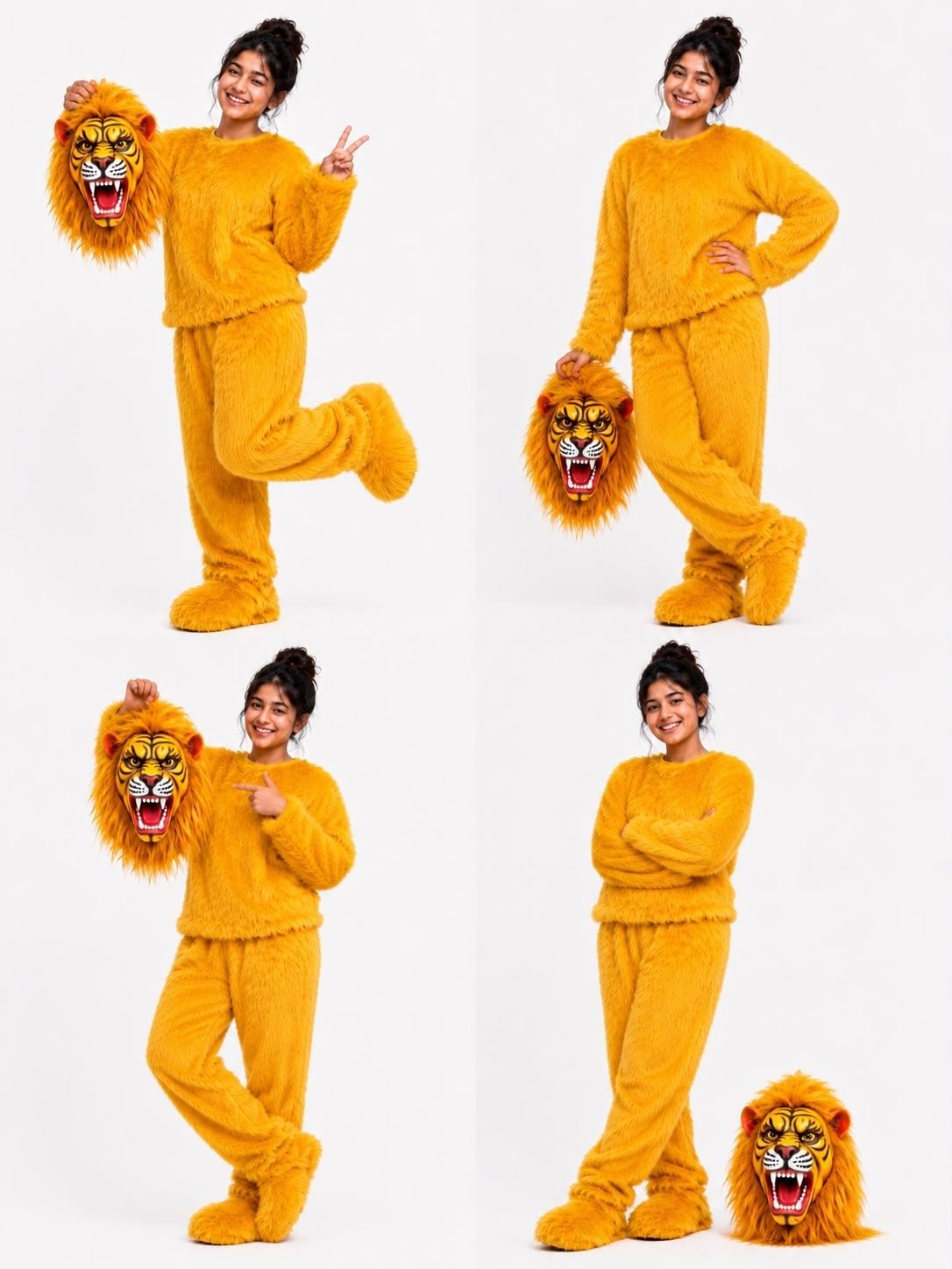HRFANCYDRESS New pro look Lion Costume and best quality and best quality Elders Halloween Costume-picture-24
