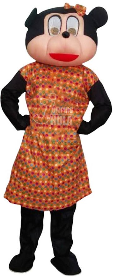 JUMPING JHULA MINNI Multicolor Velvet Costume (6 Feet) Elders Halloween Costume-image-48