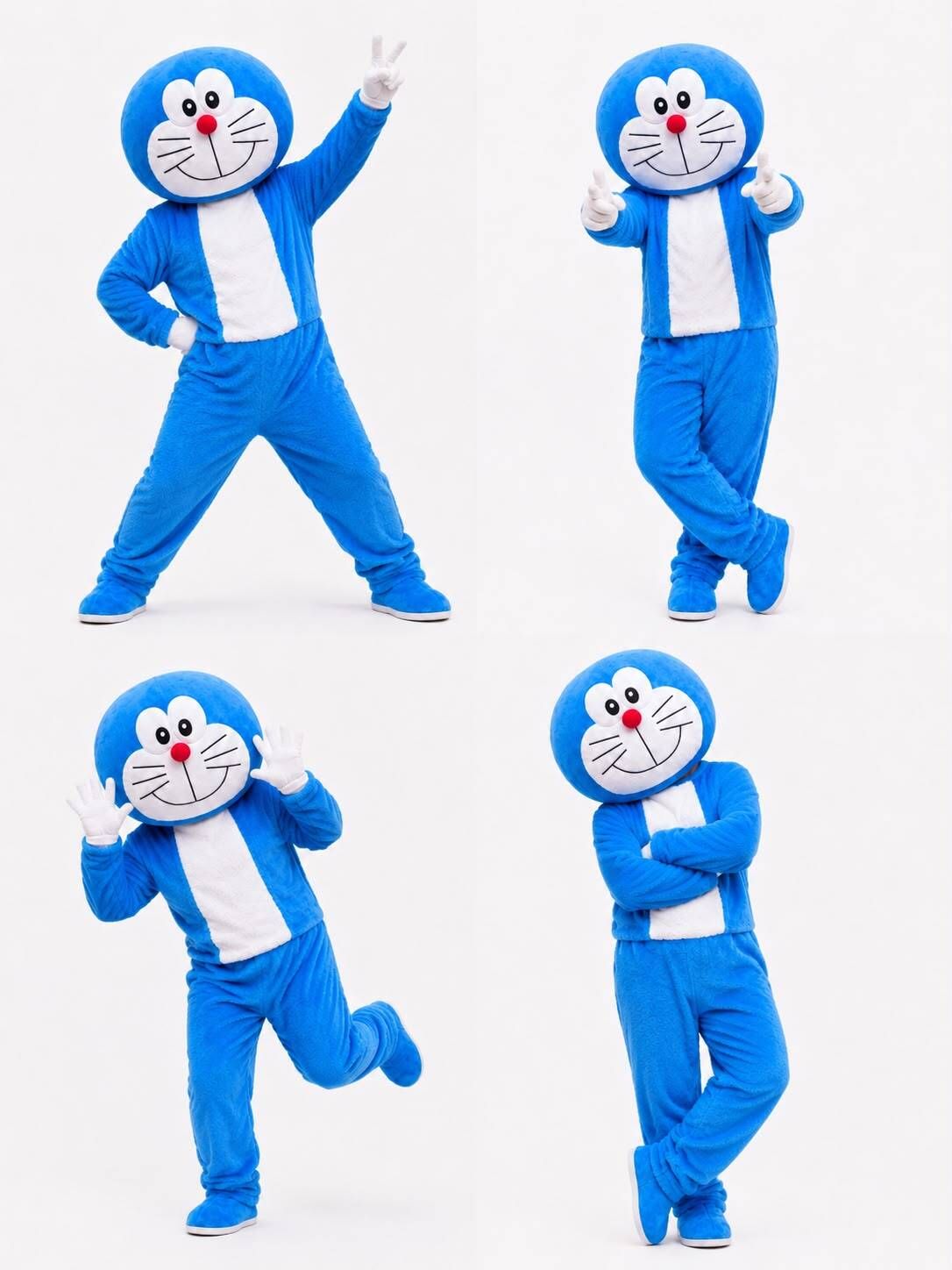 GLOBAL HALLOWEEN MASCOT HAPPY LOOK DORAEMON MASCOT Elders Halloween Costume-picture-35