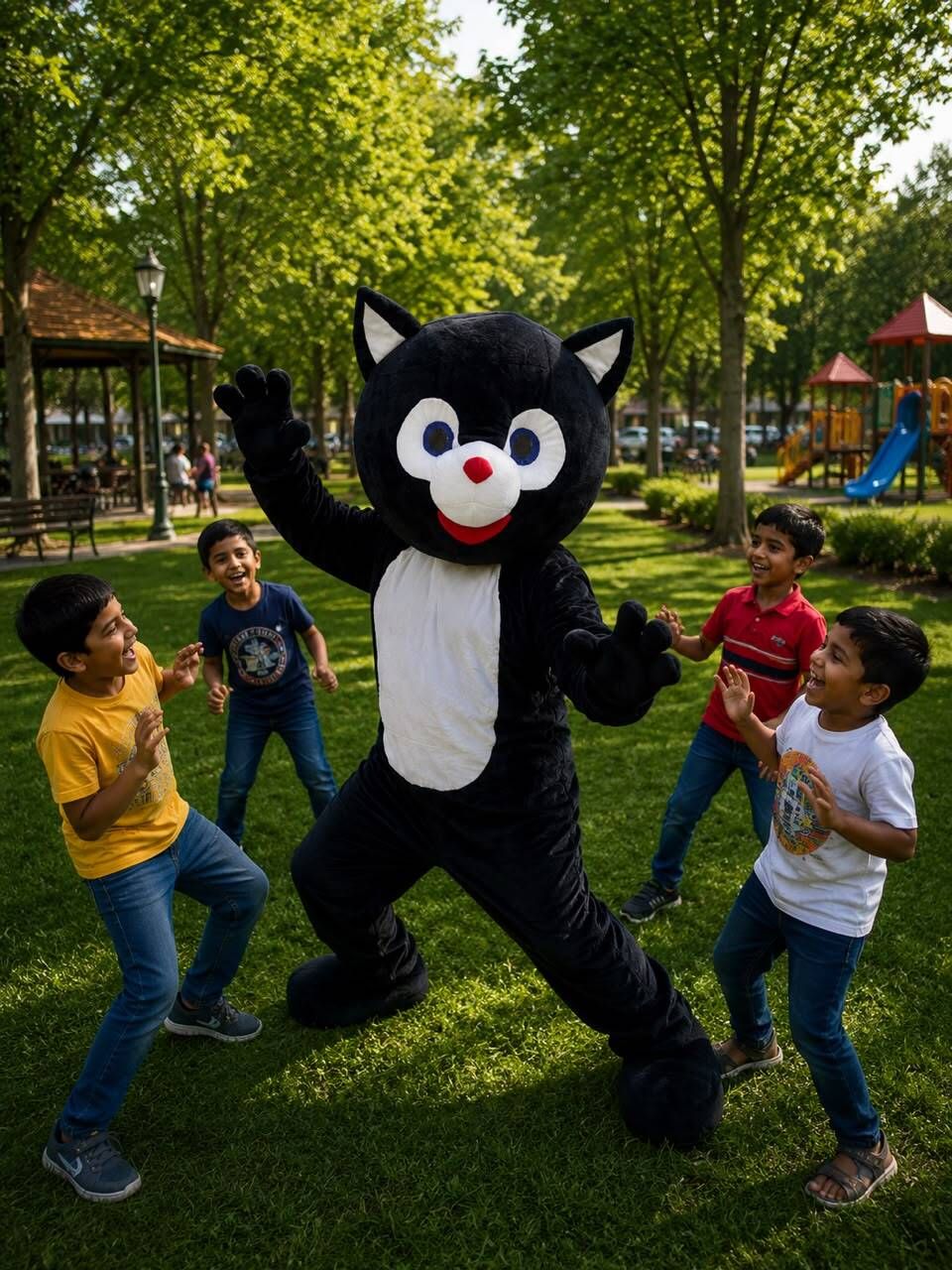 GLOBAL HALLOWEEN MASCOT CAT CARTOON MASCOT COSTUME Elders Halloween Costume-picture-44