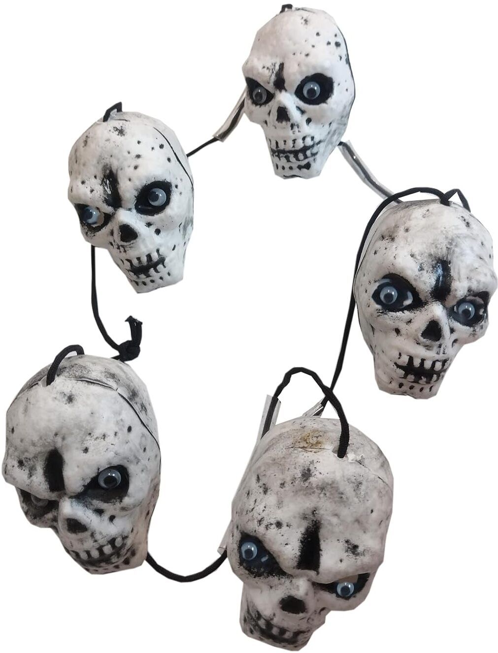 Brown Leaf Halloween Medium Skulls Realistic Looking Head Skull Mala Halloween(Pack of 1) Elders Halloween Costume-image-4