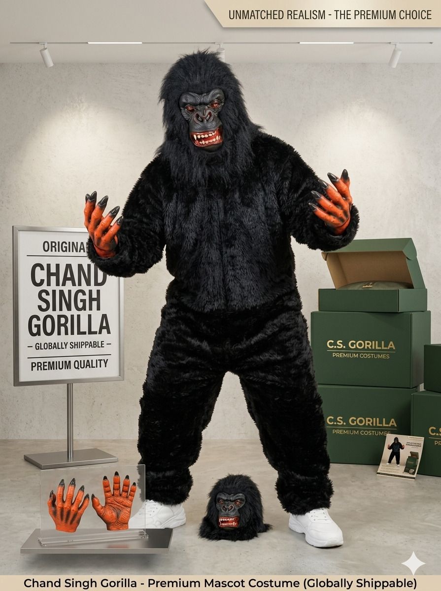 SAMAR FASHION helloween monster gorilla. Elders Halloween Costume-picture-37