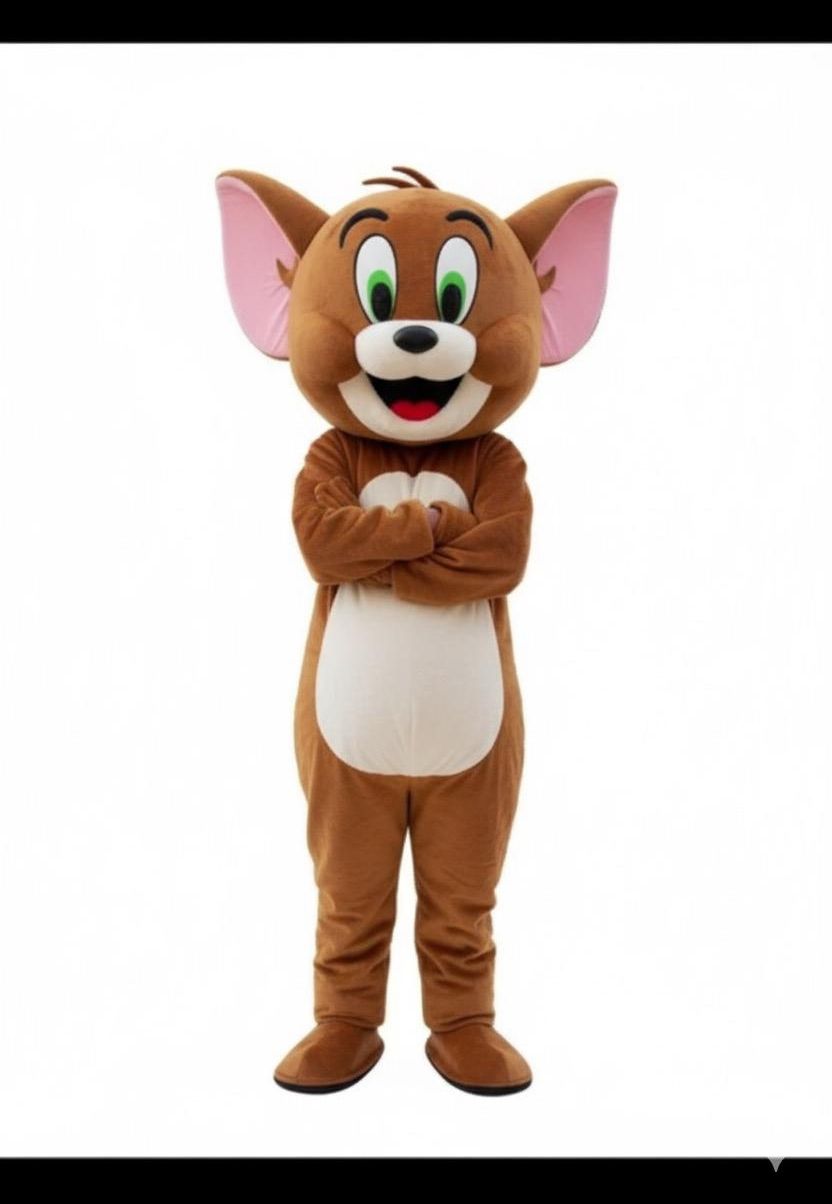 COSTUMEKING Premium QualityJerry Amazing Smart Super Look Mascot Costume 5.8 Feet Elders Halloween Costume-picture-44