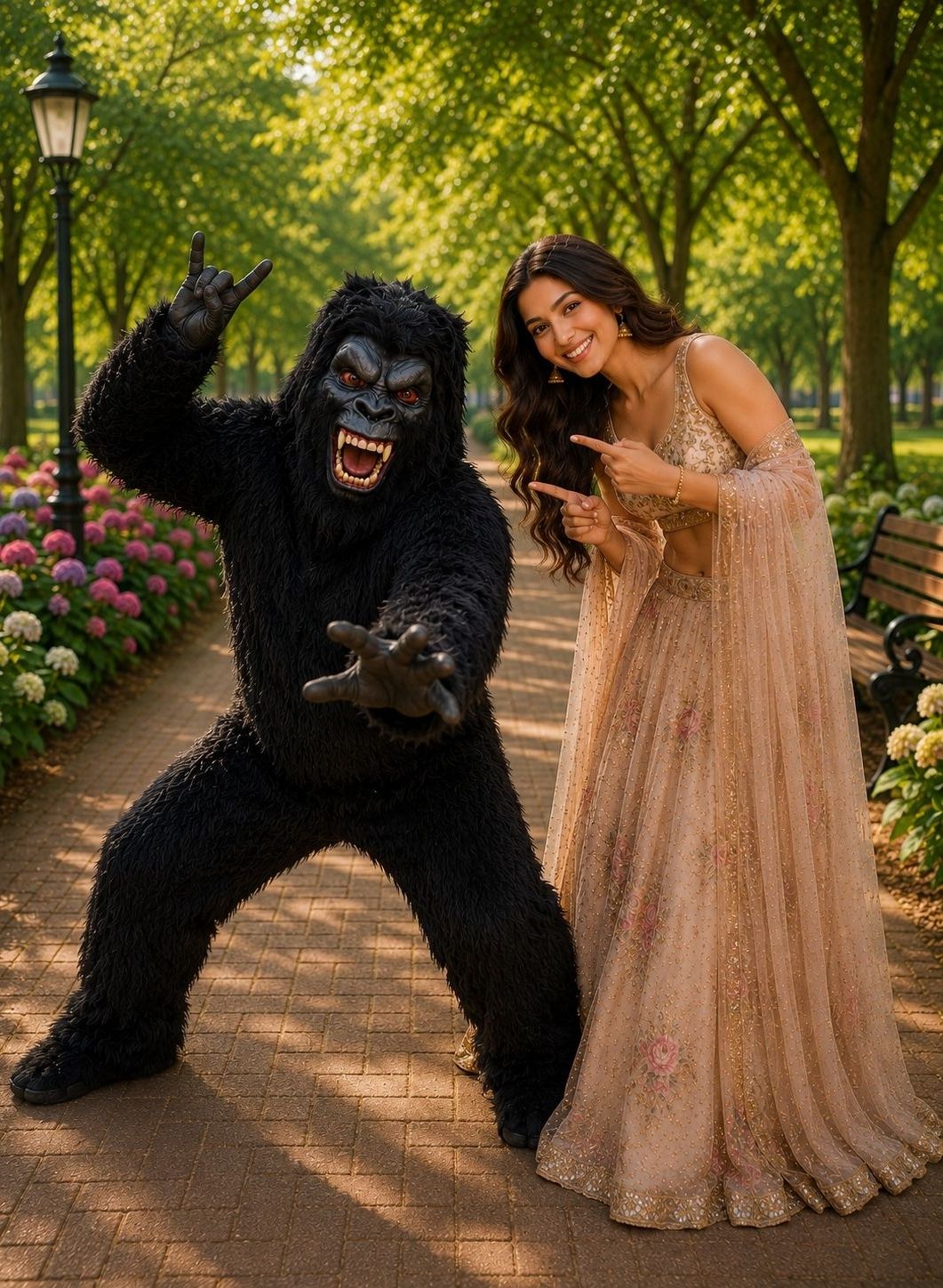 HRFANCYDRESS New look Gorilla Costume and best quality and best quality Elders Halloween Costume-picture-23