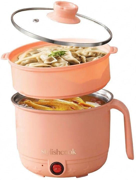 Multiifunction Mini Cooker Kettle Rice Cooker, Food Steamer, Travel Cooker, Slow Cooker, Electric Pressure Cooker-image-34