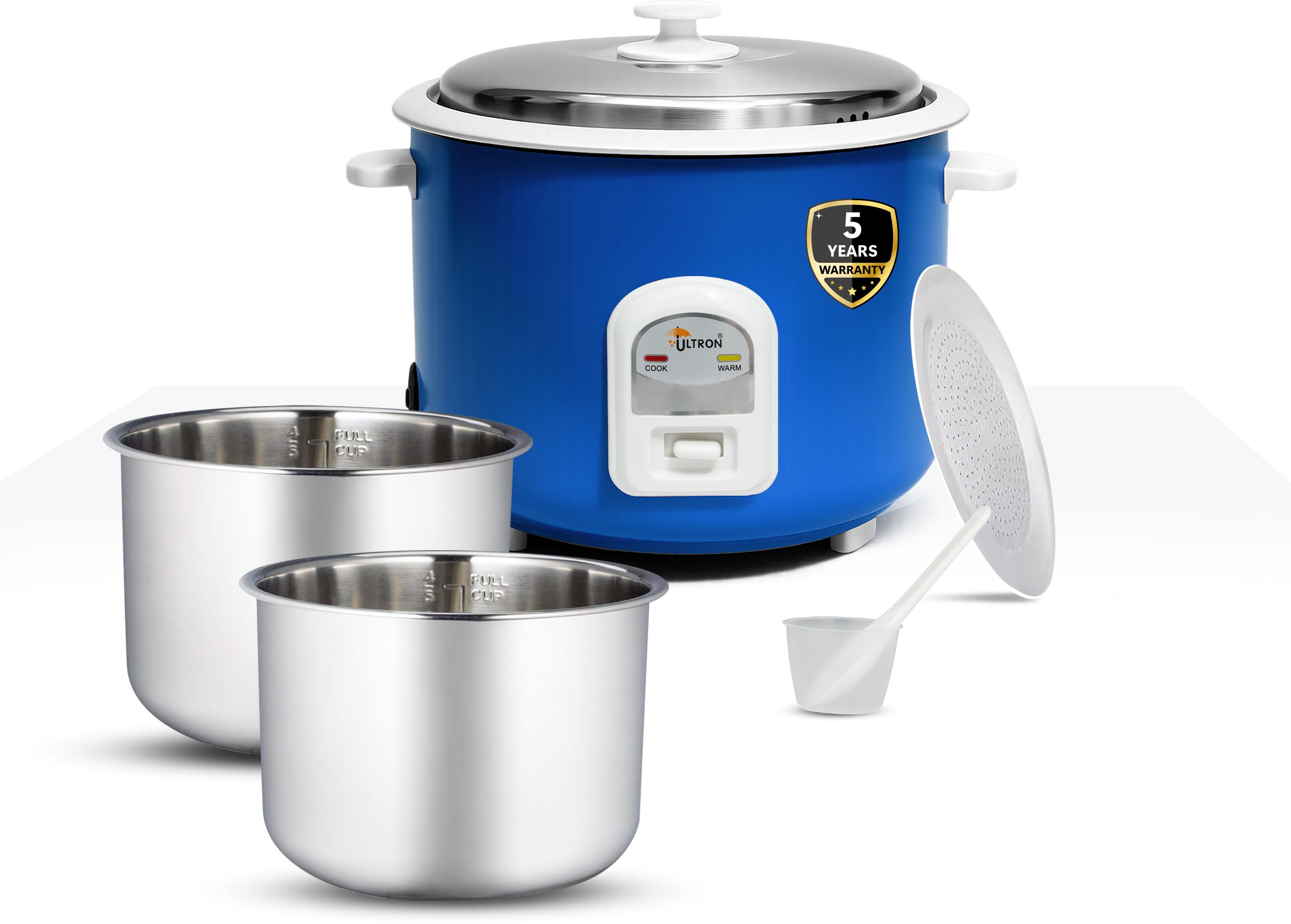 1L Electric Rice Cooker Nuocook, with Double Aluminium Pot Electric Rice Cooker with Steaming Feature-image-31