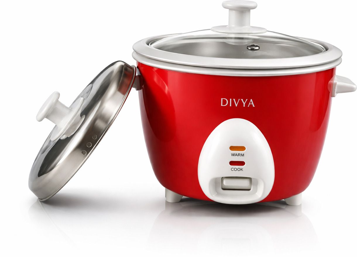 1.0 L Drum Rice Cooker | Double Pot & Double Lid | 400 W | Glass Lid | Electric Rice Cooker