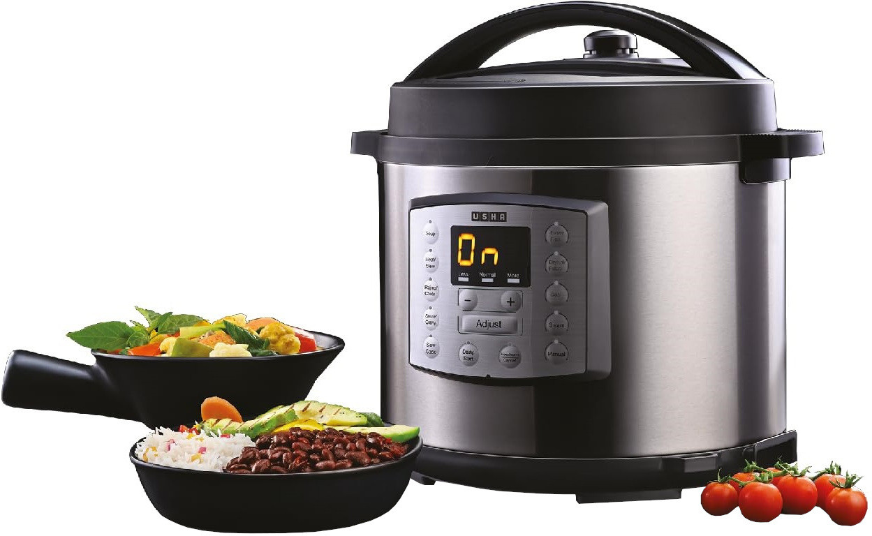usha ichef 6 Electric Rice Cooker with Steaming Feature image 1