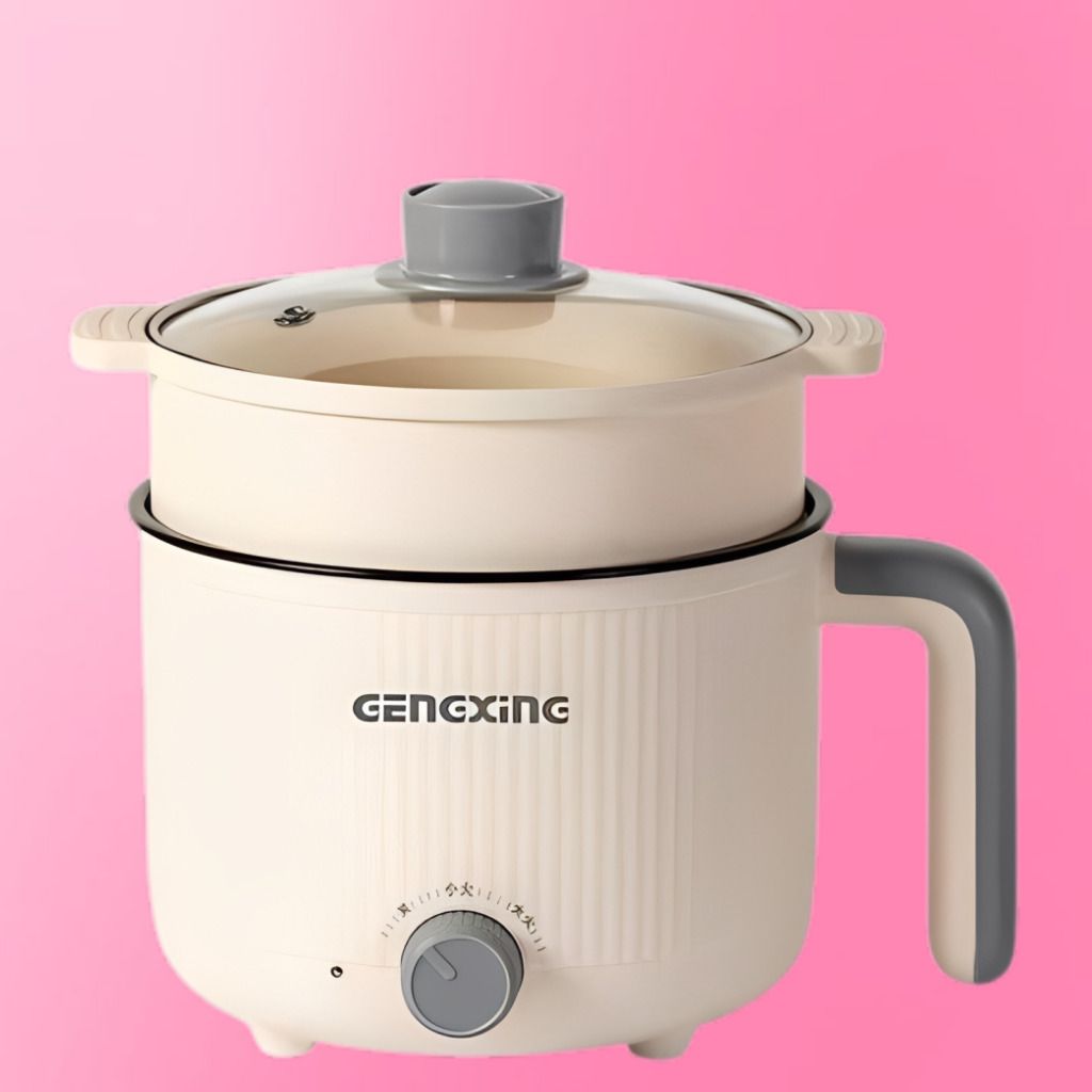 Compact Electric Meal Cooker with Steam Basket Food Steamer-image-30