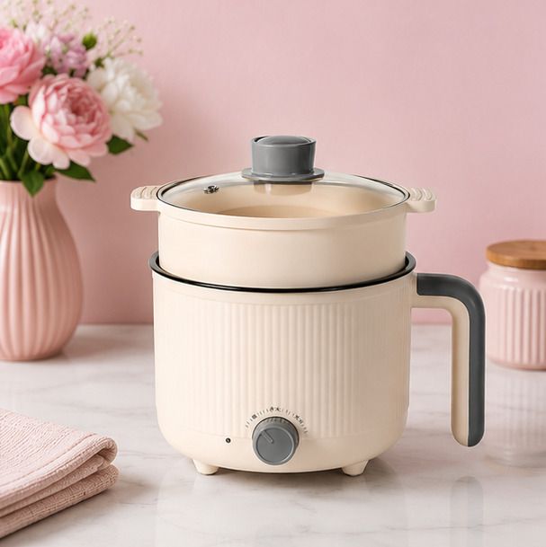 kavonex Multi Function Electric Cooking Pot with Steamer Food Steamer, Rice Cooker, Travel Cooker, Egg Boiler-picture-31