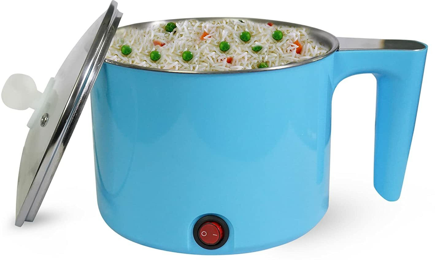 dn brothers DN-03-1.5 L Multi Cooker Kettle with Glass Lid Base Egg Boiler image 1