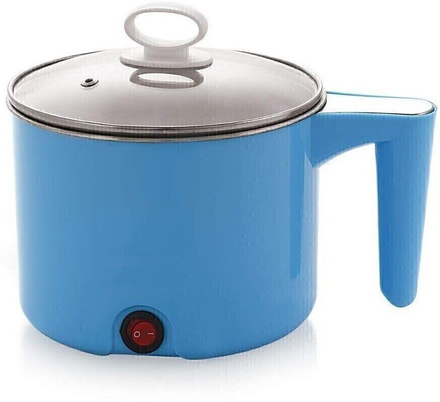 Electric Mini Cooker Steamer Cook pots for Cook Noodles/hot Pot/Rice Maker W332 Rice Cooker, Egg Cooker, Egg Boiler, Deep Fryer, Electric Pressure Cooker, Travel Cooker-image-47