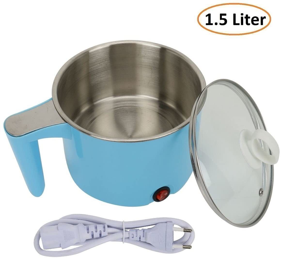 Multifunction Cooking Pot Noodle Maker Egg Boiler Vegetable and Rice Cooker Travel Cooker-image-21