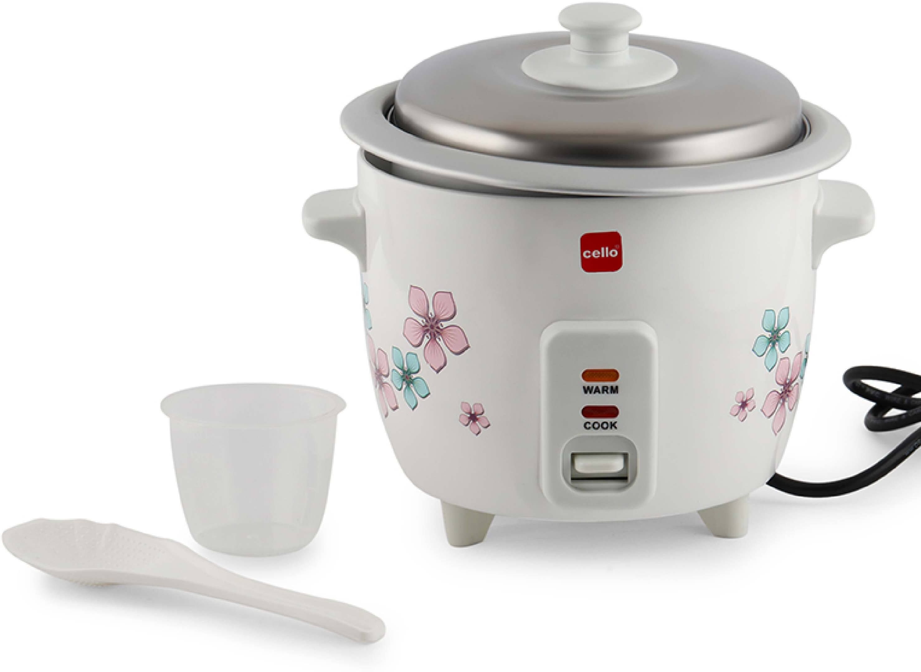 Iris Rice Cooker with Single Bowl | Trivet Plate | Electric Rice Cooker with Steaming Feature