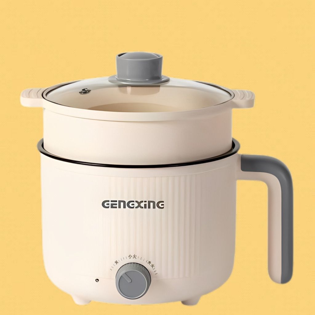 Compact Electric Soup Maker with Glass Lid Food Steamer-image-46