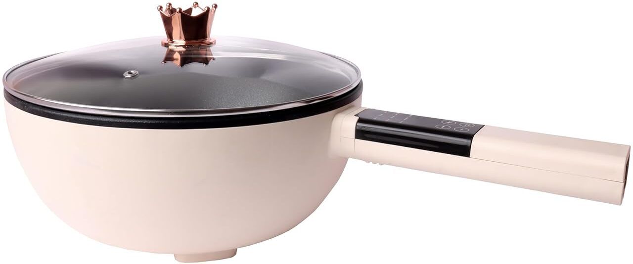 4L Multi-Function Electric Cooker Pot, Non-Stick, Portable, Digital Control Travel Cooker-image-35