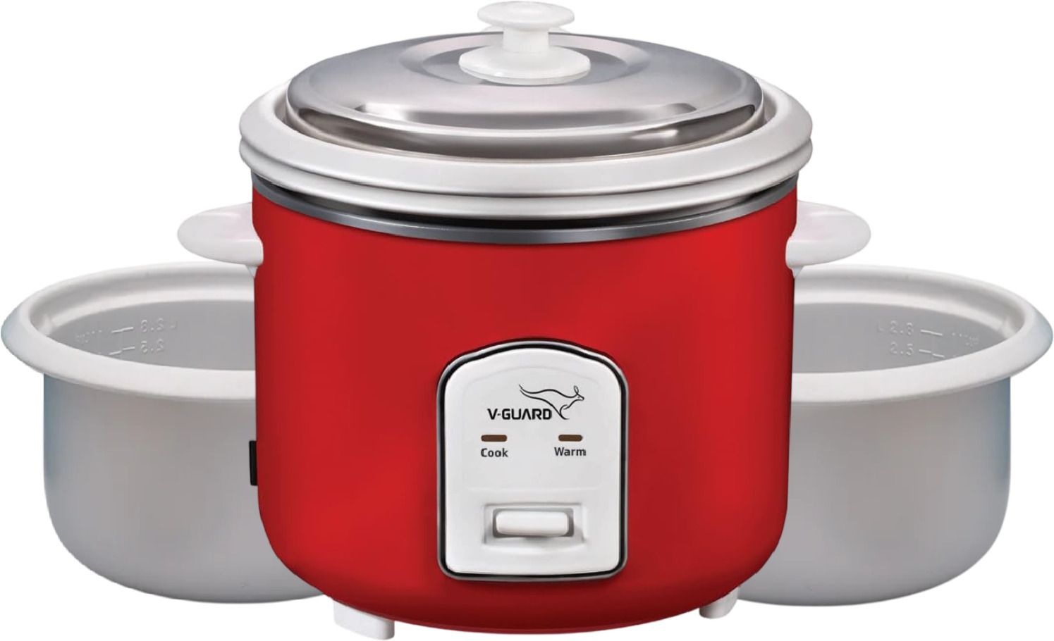v-guard VRC2.8(2CB) BIS CERTIFIED| Double layer outer body|5year heating element waranty Electric Rice Cooker-picture-15