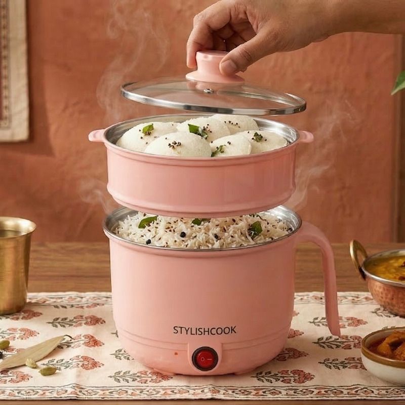 SmartBuy ELECTRIC Cooker 1.8ltr Rice Cooker, Egg Boiler, Slow Cooker, Travel Cooker, Electric Pressure Cooker-image-18