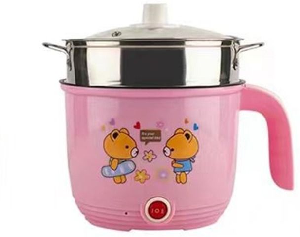 creation bazaar Electric Cooking Pot/Mini Rice Cooker/Portable Non-Stick Rice Cooker, Egg Boiler Rice Cooker, Travel Cooker, Egg Boiler-picture-33