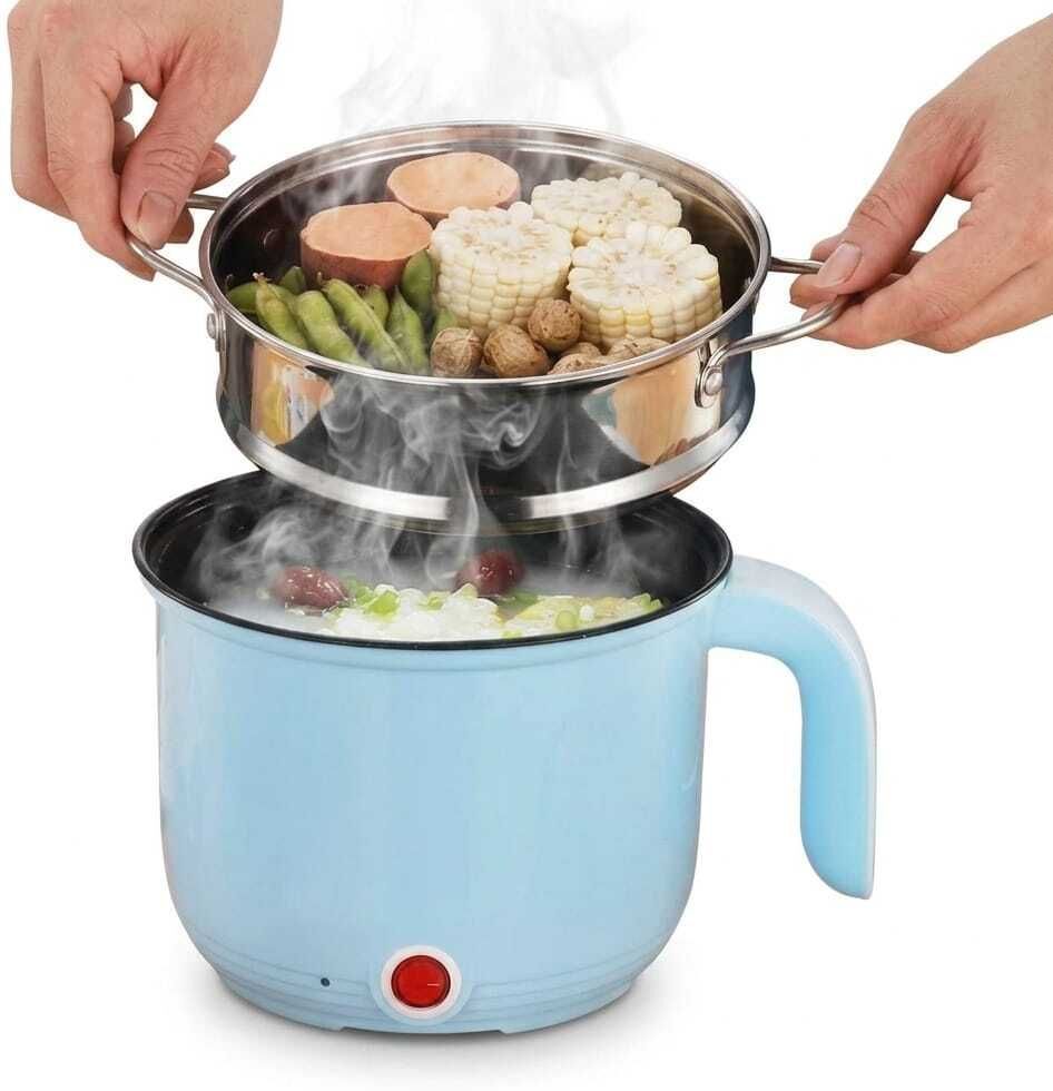 radhe Cooking Pot Noodle Maker Egg Boiler Vegetable and Rice Cooker and Steamer Rice Cooker, Travel Cooker-picture-38