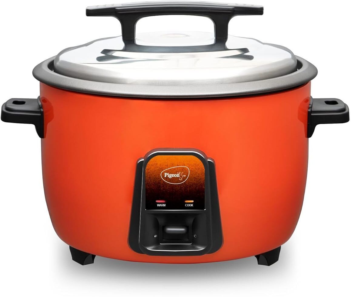 pigeon Joy Single Pot | 1600 W | Big | Automatic Multi Cooker Warmer | 2 KG Raw Rice | Electric Rice Cooker with Steaming Feature-picture-26