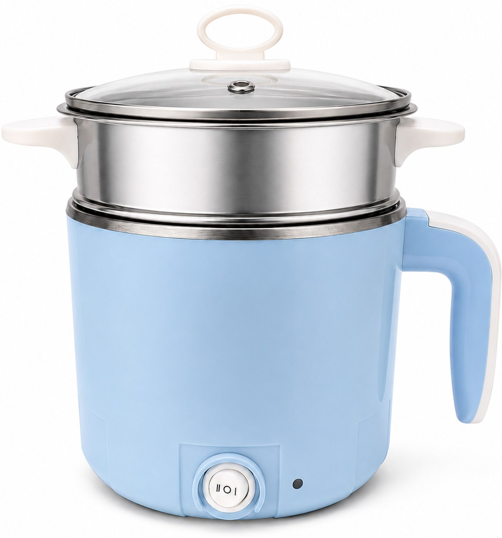 Essentials Electric Multi Cookpot 1.2L with Food Steamer, Egg Boiler, Rice Cooker-image-12