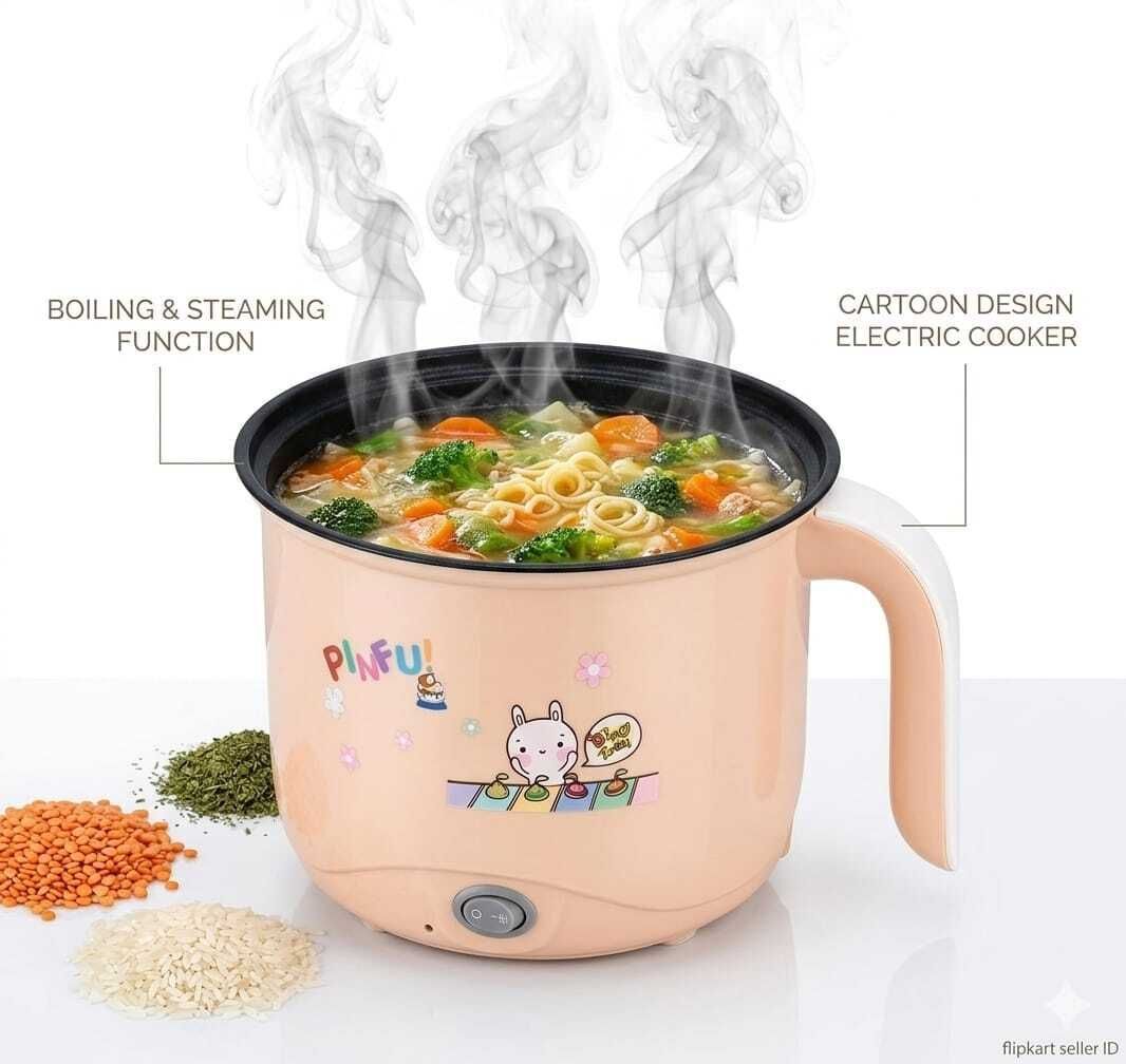 radhe Electric Cooking Pot/Mini Rice Cooker/Portable Non-Stick Rice Cooker, Egg Boiler Rice Cooker, Travel Cooker, Egg Boiler-picture-32