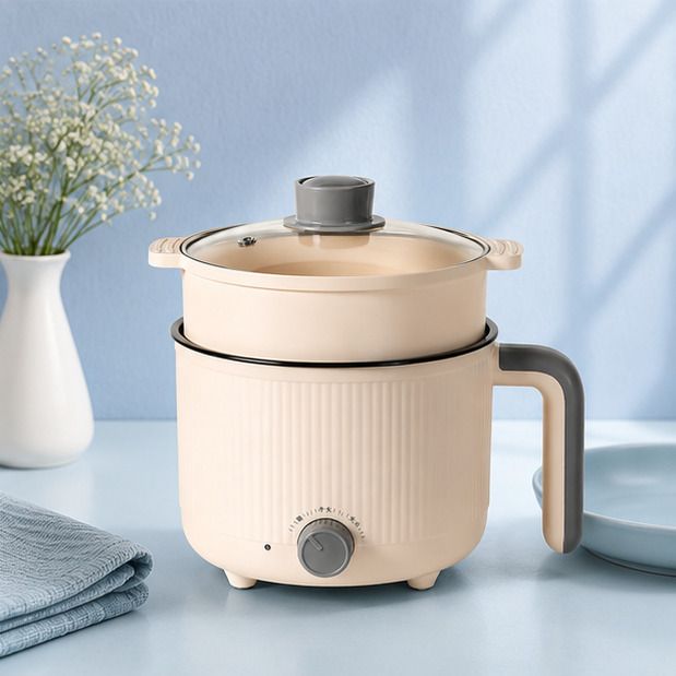 kavonex Electric Cooker with Steamer Basket Non-Stick Pot Food Steamer, Rice Cooker, Travel Cooker, Egg Boiler-picture-45