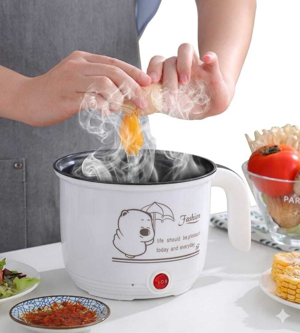 radhe Multiperpse Non Stick Rice Electric Cooker Frying Boiling Cooking Rice Cooker, Travel Cooker, Egg Boiler, Egg Cooker-picture-30