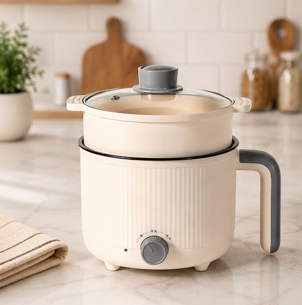 kavonex Electric Non-Stick Multi Cooker with Steamer Basket Food Steamer, Rice Cooker, Travel Cooker, Egg Boiler-picture-42