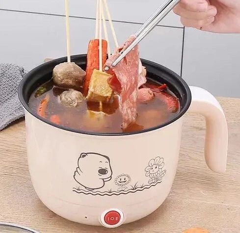 Multi-Function Colorful Electric Cooking Pot/Mini Rice Cooker Rice Cooker, Egg Boiler, Travel Cooker-image-27