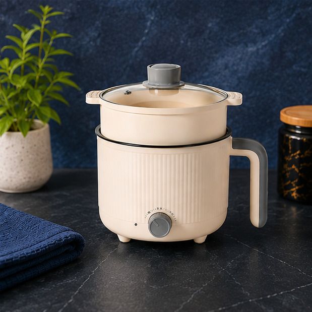 kavonex Electric Food Cooker with Non-Stick Steamer Basket Food Steamer, Rice Cooker, Travel Cooker, Egg Boiler-picture-38