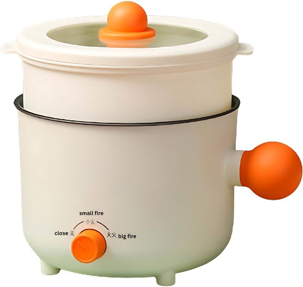 dherik tradworld Small Electric Cooker, Heating Pot Easy to Clean 2 Level Fire Power Safe Cooking Electric Rice Cooker-picture-14