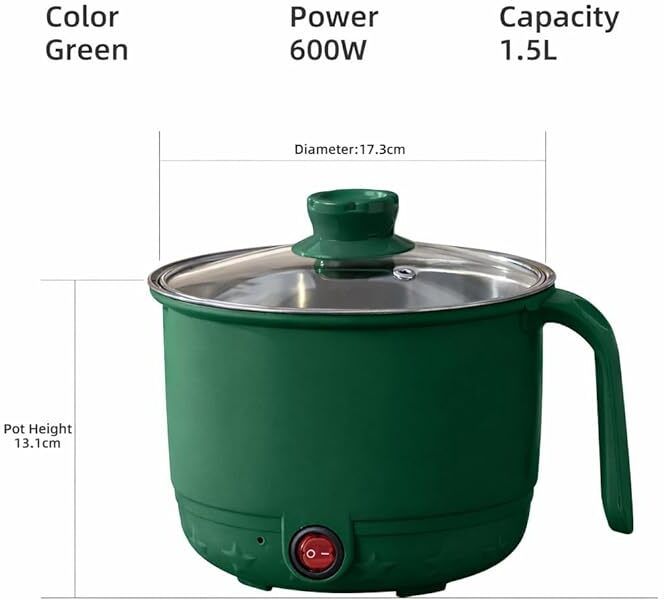 Electric Multi Cooker 1.5L Rice Cooker, Egg Cooker-image-17