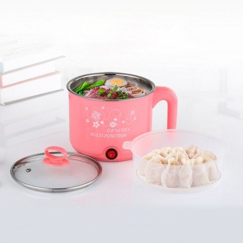 Electric Cooker Office and Travel Cooking Pot Steamer Egg Boiler, Egg Cooker, Travel Cooker, Rice Cooker-image-18