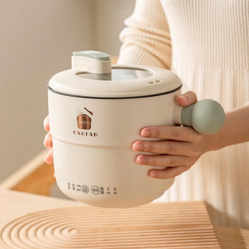 MultiFunction Electric Cooker | Non-Stick Cooking Pot Portable Electric Hot Pot Egg Cooker, Rice Cooker, Travel Cooker-image-37