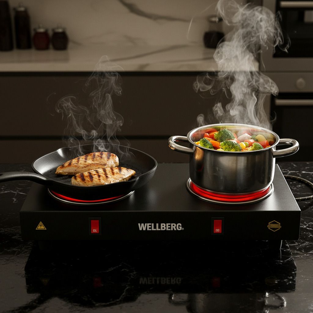 wellberg 2000 W Radiant Cooktop Push Button-picture-14