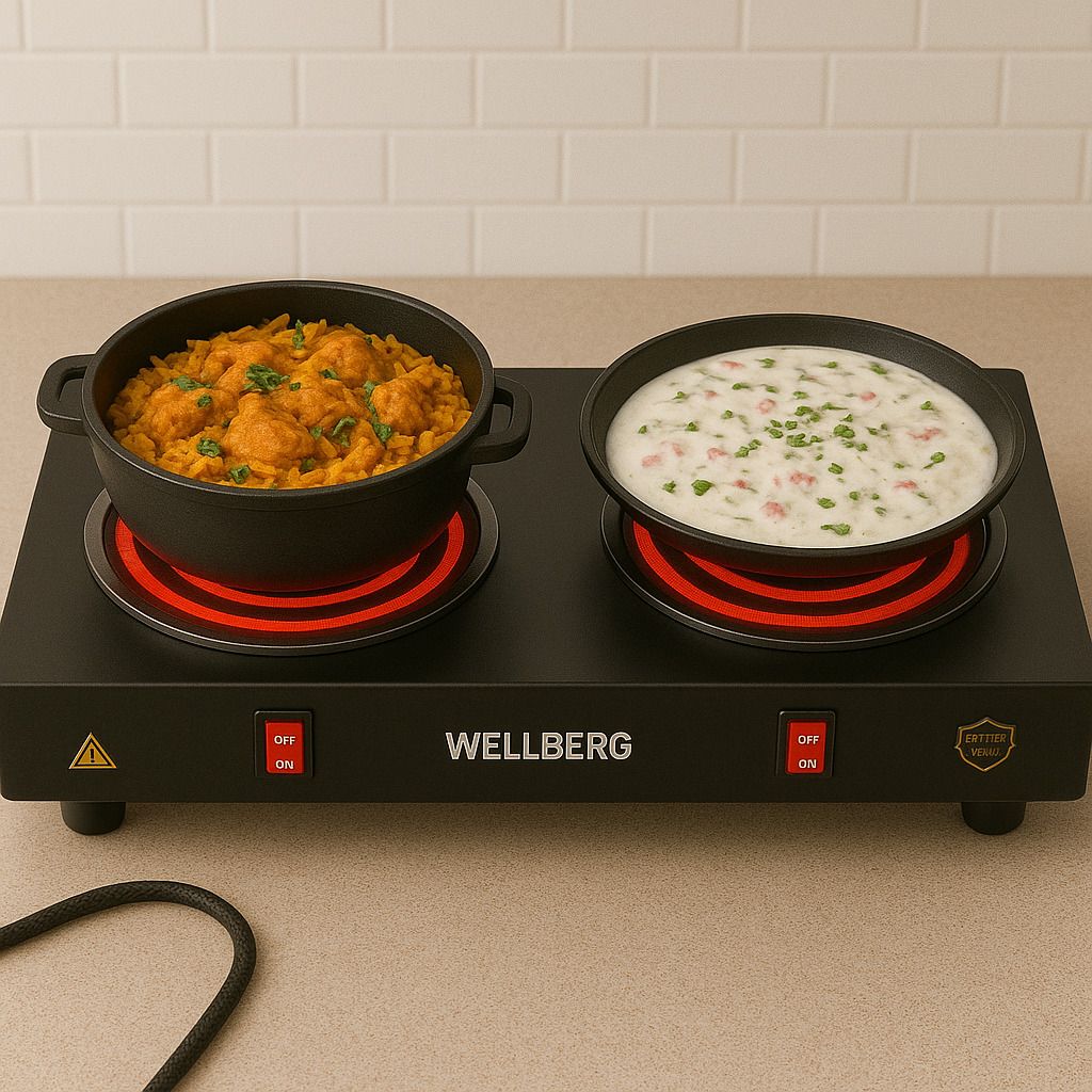 wellberg 2000 W Radiant Cooktop Push Button-picture-32