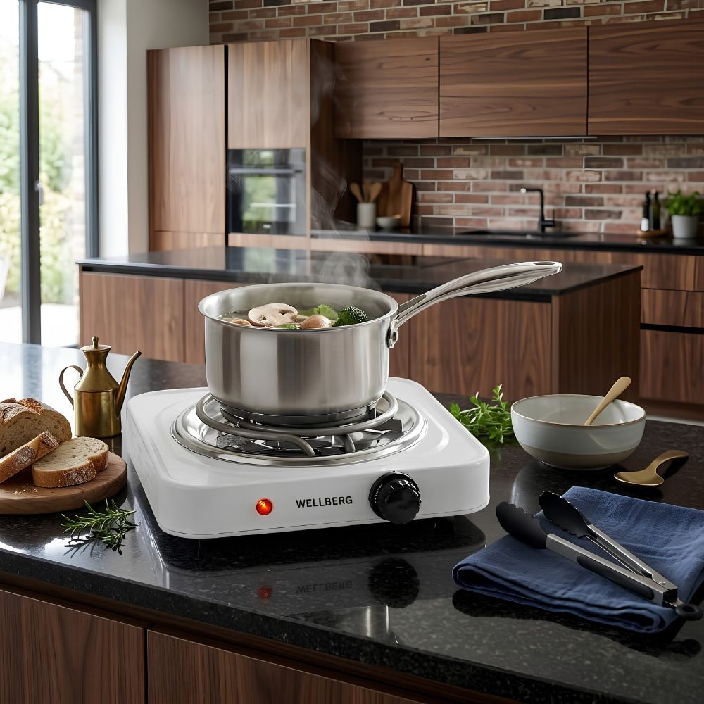 Portable 1500W Electric Hot Plate for Fast Everyday Cooking Use Electric Cooking Heater-image-0